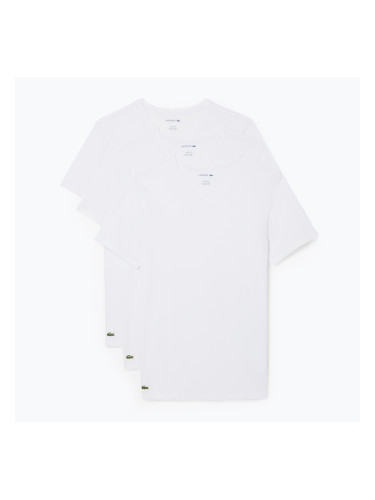 Мъжка тениска Lacoste TH9008 3-pack white