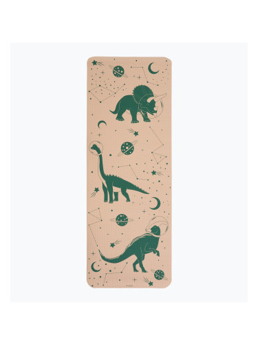 Постелка за йога Myga Dino 3 mm beige