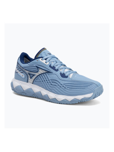 Дамски обувки за тенис Mizuno Wave Enforce Tour 2 CC bel air blue/ white/ bellwether blue