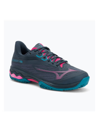 Дамски обувки за падел Mizuno Wave Exceed Light 2 midnight navy/ fuchsia purple/ emamel blue