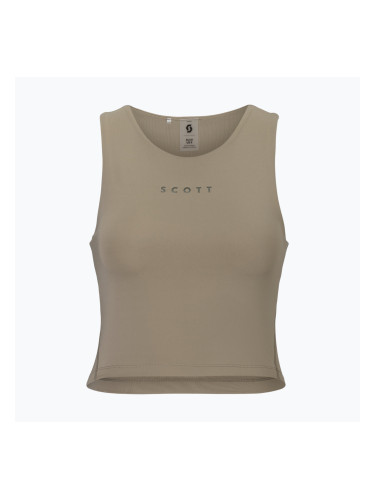 Тренировъчен топ SCOTT Endurance Crop toast beige