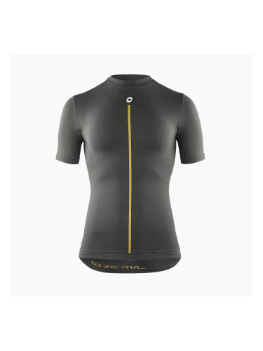 Мъжка тениска за колоездене ASSOS Spring Fall Skin Layer P1 anthracite grey