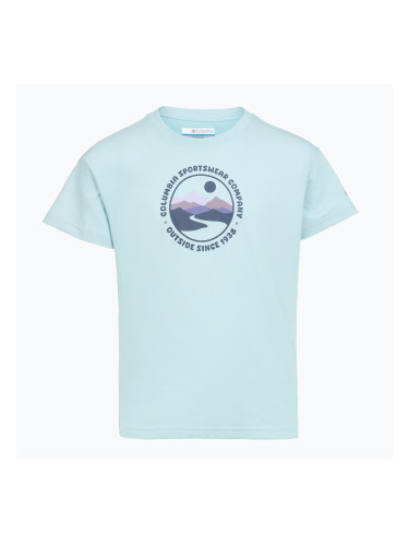 Детска тениска Columbia Mission Lake II SS Graphic marine light/bubbly scoped view