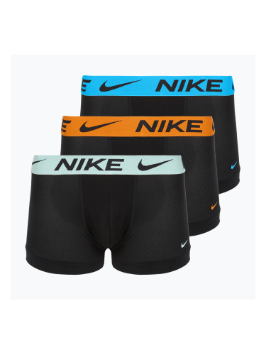 Мъжки боксерки Nike Dri-FIT Cotton Trunk 3 чифта black mint foam/blue hero/bright ceramic wb