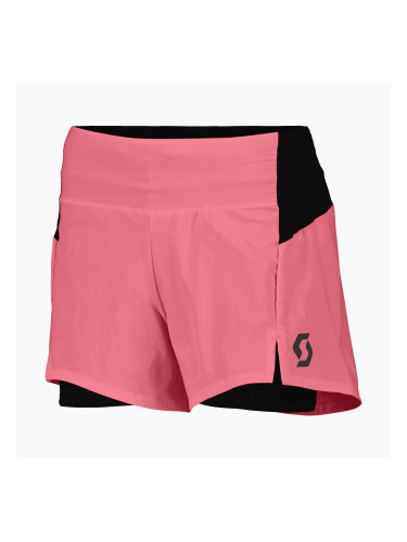 Дамски шорти за бягане SCOTT Endurance Hybrid digital pink/black