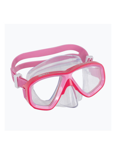 Маска за гмуркане Mares Puffer pink pink/clear