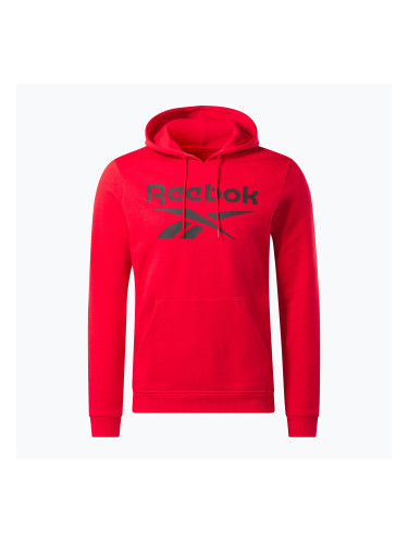 Мъжки суитшърт Reebok Identity Big Logo Fleece Hoodie vecred/black