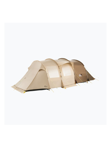 Къмпинг палатка 5-7-osobowy Jack Wolfskin Travel Lodge RT white pepper