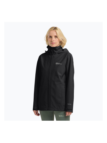 Дамско яке за дъжд Jack Wolfskin Trailtime 2L black