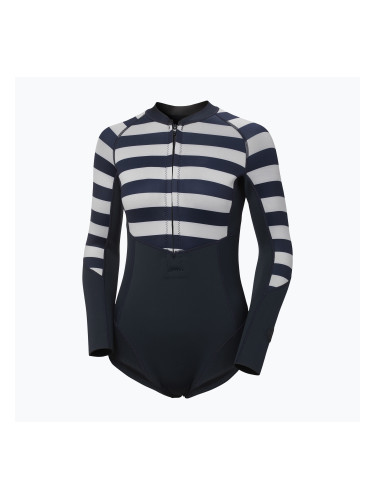 Дамски неопренов костюм за плуване Helly Hansen Waterwear Long Sleeve Spring Wetsuit navy stripe