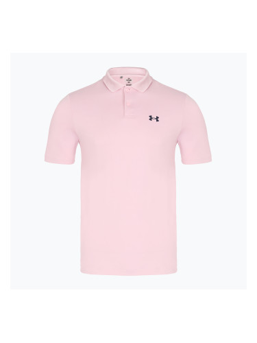 Мъжка поло тениска Matchplay Polo prime pink/midnight navy на Under Armour