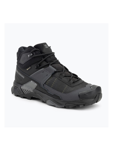 Мъжки обувки за трекинг Salomon X Ultra 5 MID Wide GTX black/asphalt/ castlerock
