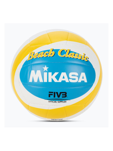 Плажна волейболна топка Mikasa BBV543C-VXB-YSB-5 yellow/blue  размер 5