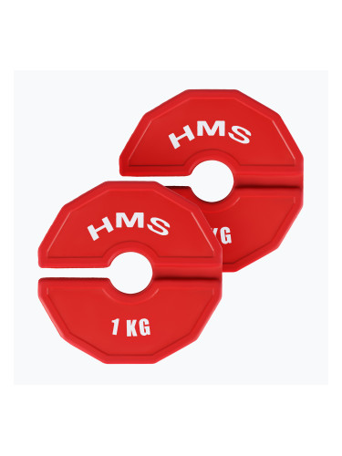 Тежест за наслагване на HMS TSN100 2 x 1 kg червен
