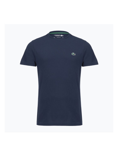 Мъжка фланелка за тенис Lacoste TH0003 navy blue/white
