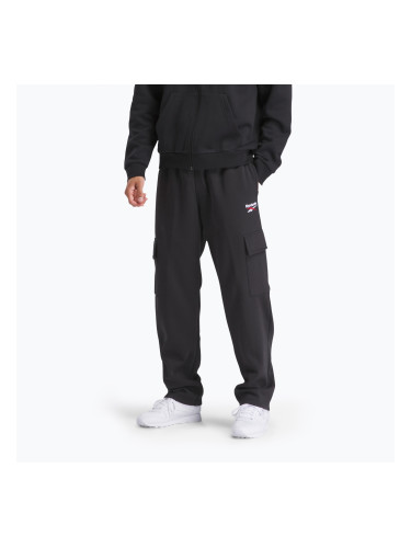Мъжки панталони Reebok Identity Small Logo OH Cargo black/white/vector red