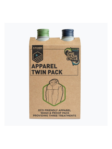 Течности за пране на дрехи STORM Apparel Wash Twin Pack 225 ml