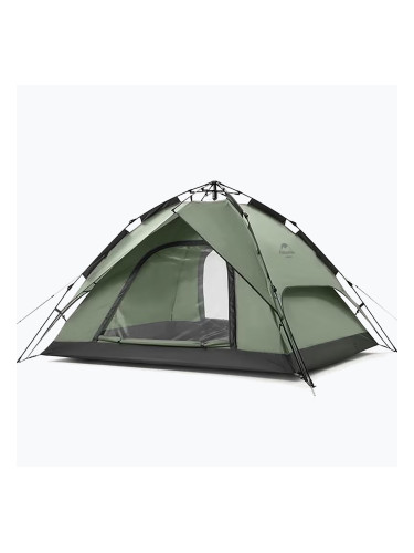 Палатка за къмпинг 4-местна Naturehike Pop-Up 4 Automatic forest green