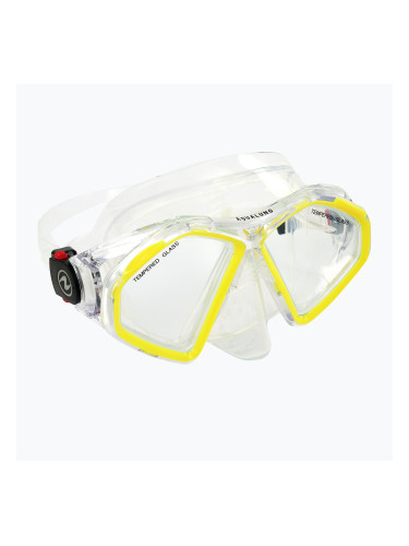 Aqualung Hawkeye прозрачна/жълта маска за гмуркане MS5570007