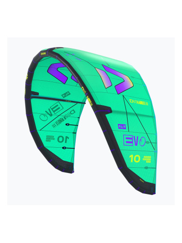 Хвърчило за кайтсърфинг DUOTONE Evo SLS 2026 green purple