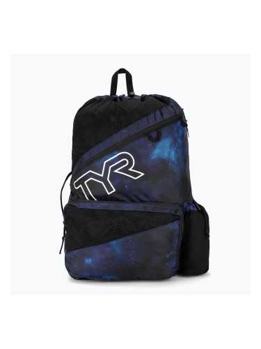 Торба за плуване TYR Elite Team Mesh 40 l blue/teal/green