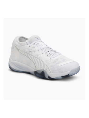 Обувки за хандбал PUMA Eliminate NITRO SQD 4 puma white/baltic sea blue/fresh water