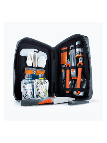 Туристически комплект Gsi Outdoors Destination Kitchen Set 24 black/orange/white