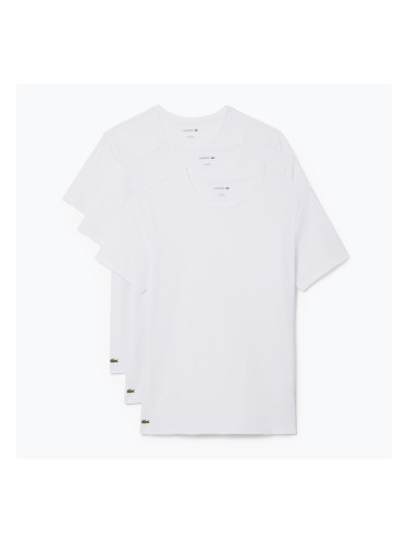 Мъжка тениска Lacoste TH9010 3-pack white