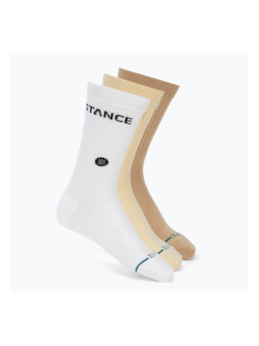 Чорапи Stance Origin Crew 3 чифта cream