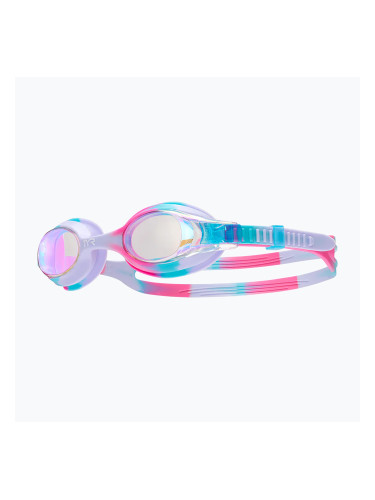 Детски очила за плуване TYR Swimple Tie Dye Mirrored pink/blue