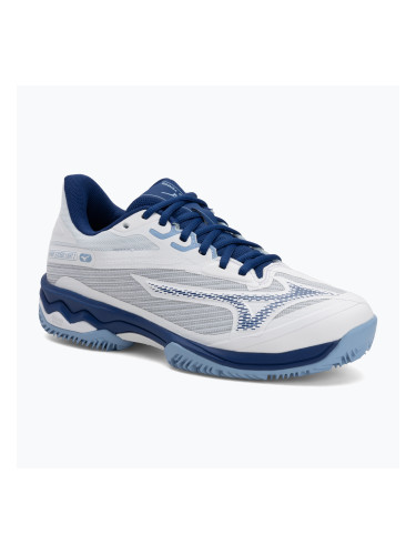 Дамски обувки за тенис Mizuno Wave Exceed Light 2 CC white/ bellwether blue/ bel air blue
