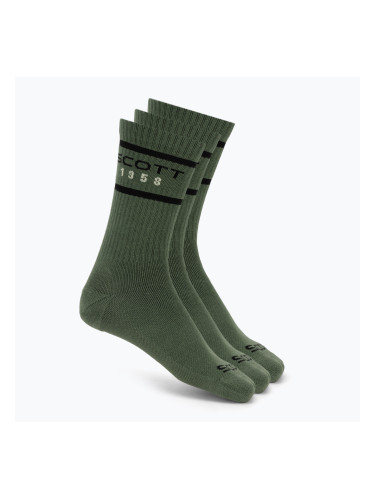 Чорапи SCOTT Retro Casual Crew 3 pairs tranguil green