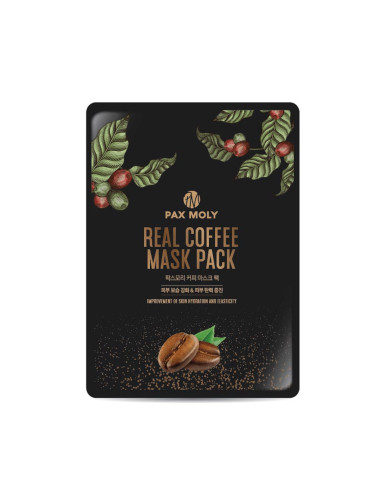 Шийт маска за лице с кафе PAX MOLY Real Coffee Mask Pack