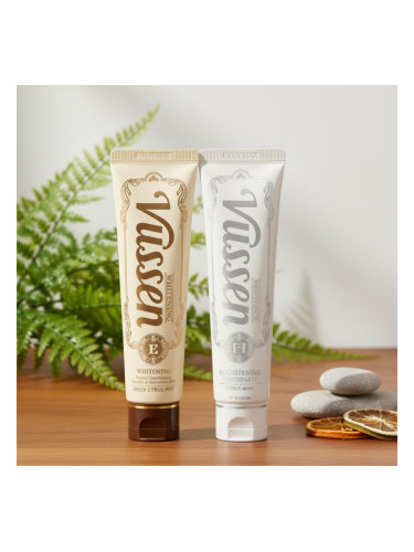 Дуо сет Избелване и Здрав емайл Vussen 7 Whitening & H Brightening
