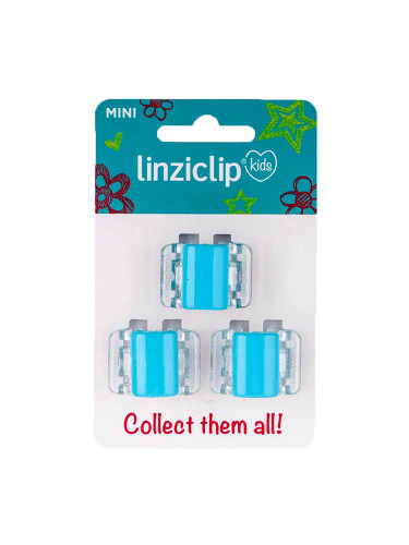 Щипка за коса детска малка тюркоаз Linziclip kids MINI