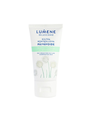 Матиращ дневен крем за комбинирана и мазна кожа Lumene Klassikko day cream for oily and combination skin