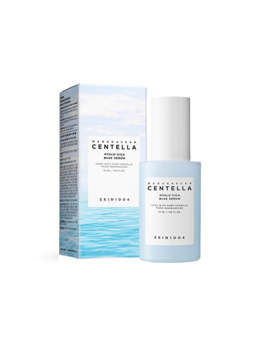 Серум за лице с азиатска центела и 5 вида хиалуронова киселина Skin1004 Madagascar Centella HYALU-CICA Blue Serum