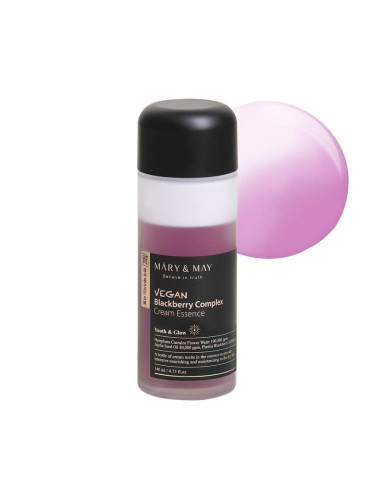 ВЕГАН Двуфазна подхранваща крем - есенция MARY & MAY Vegan Blackberry Complex Cream Essence