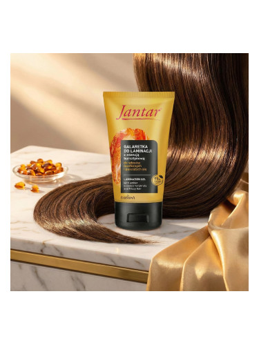 Ламиниращ гел за гладка коса без хвърчащи краища Farmona Jantar Lamination Gel