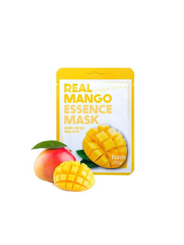 Маска за лице с екстракт от манго FarmStay Real Mango Essence Mask