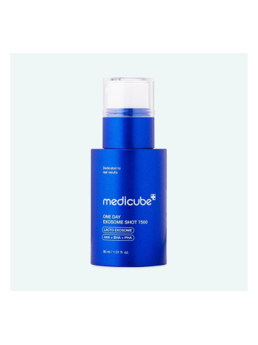Ампула за лице с екзозоми, AHA+BHA+PHA MediCube One Day Exosome Shot Pore Ampoule 7500
