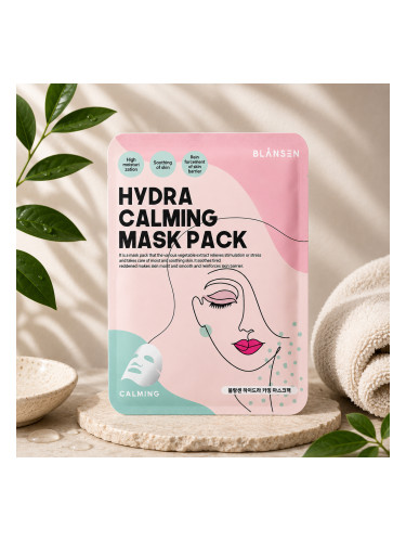 Интензивно хидратираща и успокояваща маска с алое и колаген Chamos Blansen Hydra Calming Mask Pack