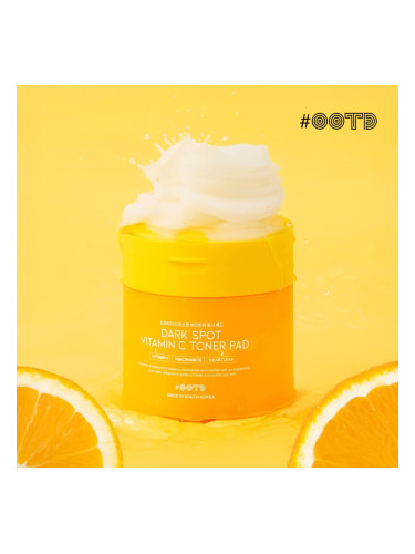 Тонер падове с Витамин С против пигментни петна и неравномерен тен OOTD Dark Spot Vitamin C Toner Pad