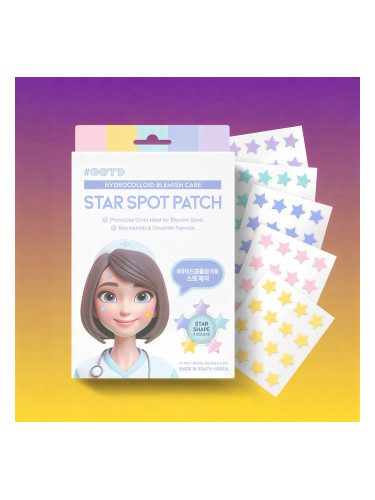 Хидроколоидни стикери против акне с Ниацинамид OOTD Star Spot Patch