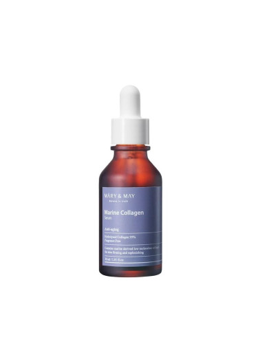 Серум за лице с морски колаген MARY & MAY Marine Collagen Serum