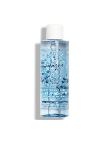 Дегримьор за чувствителни очи Lumene HERKKA Cleansing Gentle & Lip Makeup Remover