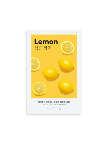 Маска за лице с Лимон Missha Airy Fit Sheet Mask Lemon
