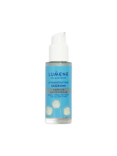 Дълбоко хидратиращ серум против бръчки с хиалуронова киселина Lumene Klassikko Deeply Hydrating Serum