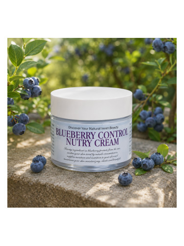 Дълбоко хидратиращ и подхранващ аква-крем с екстракт от боровинка Chamos Acaci Blueberry Control Nutry Cream