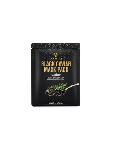 Регенерираща шийт маска за лице с екстракт от хайвер PAX MOLY Black Caviar Mask Pack